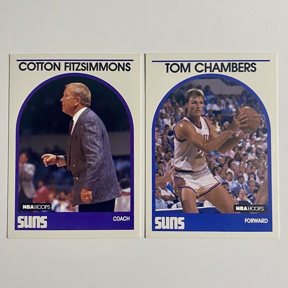 Vintage 1989 - 1990 NBA Hoops Basketball Cards Lot of 12 Cards - Picture 2 of 7